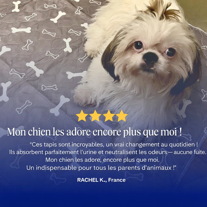 TapisPuppy™ – Le tapis pipi réutilisable pour chiens et chiots