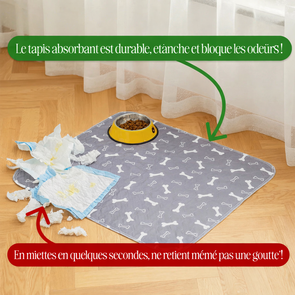 TapisPuppy™ – Le tapis pipi réutilisable pour chiens et chiots